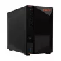 ASUS Asustor Lockerstor 2 Gen2+ (AS6702T v2) Servidor NAS de sobremesa 2 bahías Intel Celeron N5105 4GB DDR4 sin discos negro
