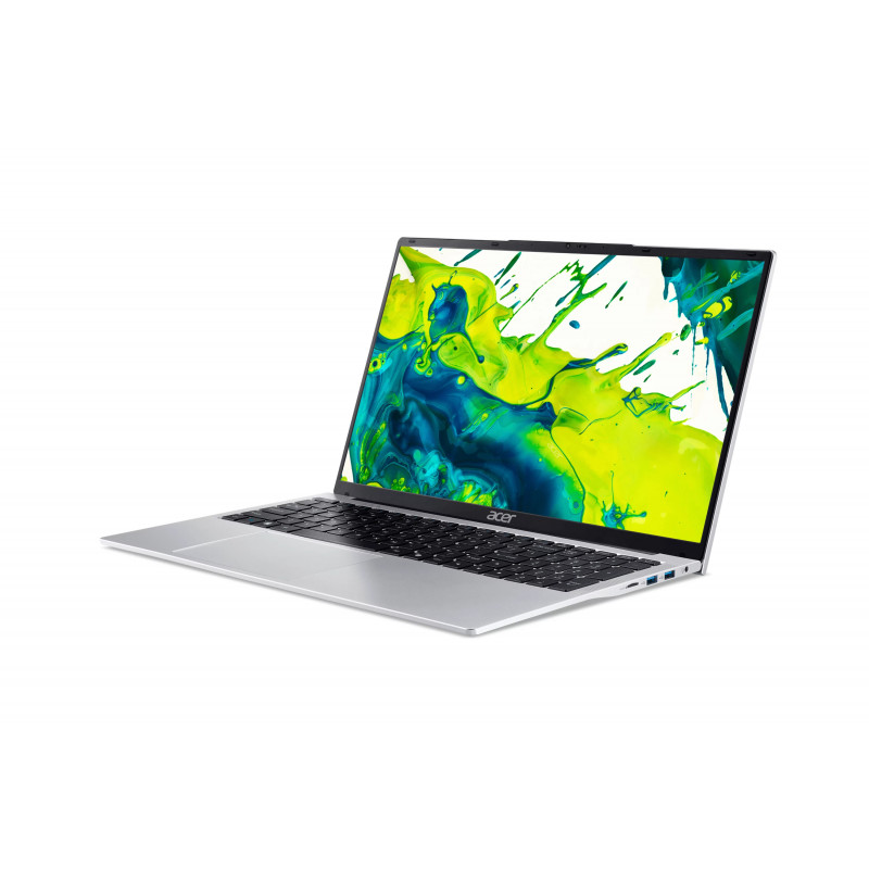 Acer Aspire Lite 17 AL17-31P Portátil - Intel N355 - 8GB RAM - 512GB SSD - 17,3 pulgadas TN HD+ - Wi-Fi 6 - Light Silver - Teclado francés - Windows 11 Home
