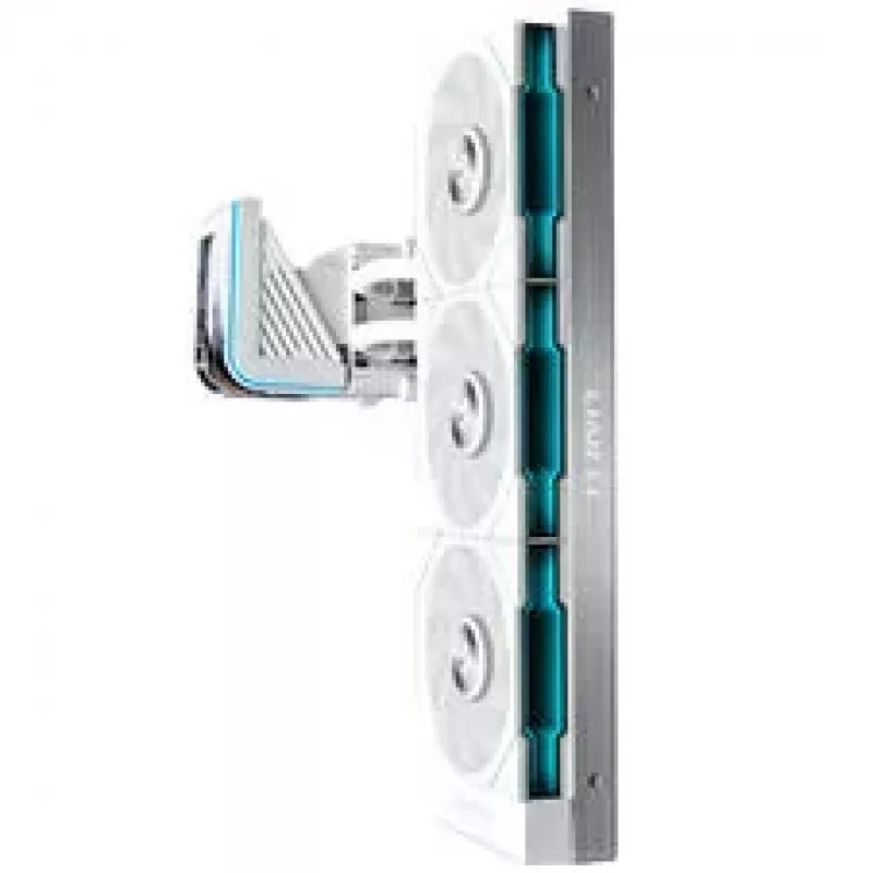 Lian Li HydroShift II OLED Curved 360 UNI FAN TL Refrigeración líquida AIO para CPU, radiador 360mm, pantalla OLED, ventiladores TL-FLEX - Blanco