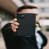 Evelatus Apple iPhone 11 Pro Max funda premium de carbono ECCI11 negra