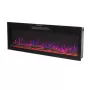 Chimenea eléctrica BEF-42WM03 negra 2000W montaje en pared con mando a distancia