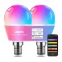 LEPRO BP1-2 bombilla LED E14 con Bluetooth y Wi-Fi, 470 lm, pack de 2