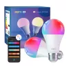 LEPRO B2-2 bombilla LED E27 Wi-Fi, 1100 lm, pack de 2
