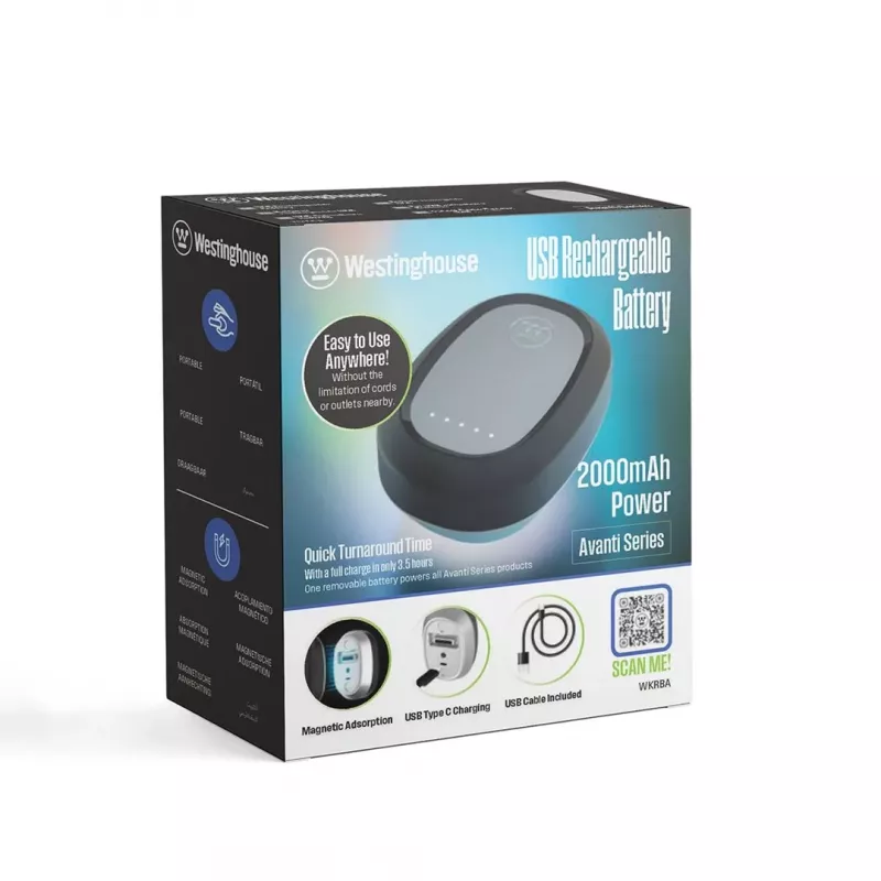 Westinghouse Avanti WKRBA batería recargable USB