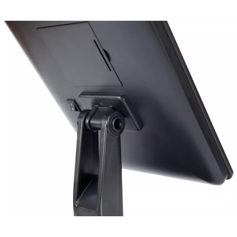RIO MMSP-EU/2,4 Espejo de maquillaje con 24 LED y atenuador táctil, negro