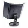 RIO MMFD-EU/1,6 Espejo de maquillaje con 24 LED y atenuador táctil, negro