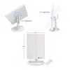 RIO MMFS-EU-L/1,6 Espejo plegable de tamaño completo, blanco