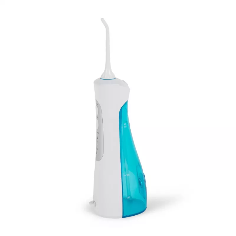 RIO DCIR2-EU/1,4 Irrigador oral Riogeneric - 600ml, 10 niveles de presión, 7 boquillas, blanco/azul