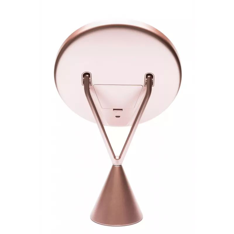 RIO MMCO-EU/1,4 Espejo de maquillaje HD iluminado oro rosa