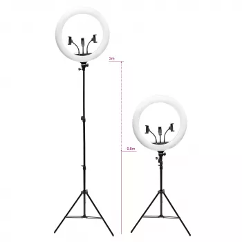 RIO RL18-EU/1.2 Anillo de luz LED regulable de 45cm