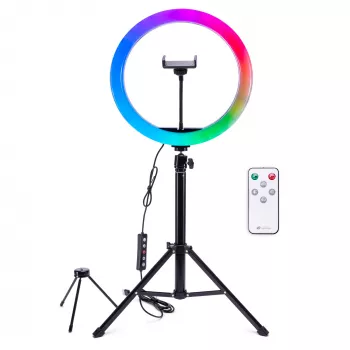 RIO RL12-EU/1,4 Anillo de luz RGB Studio Beauty 30cm