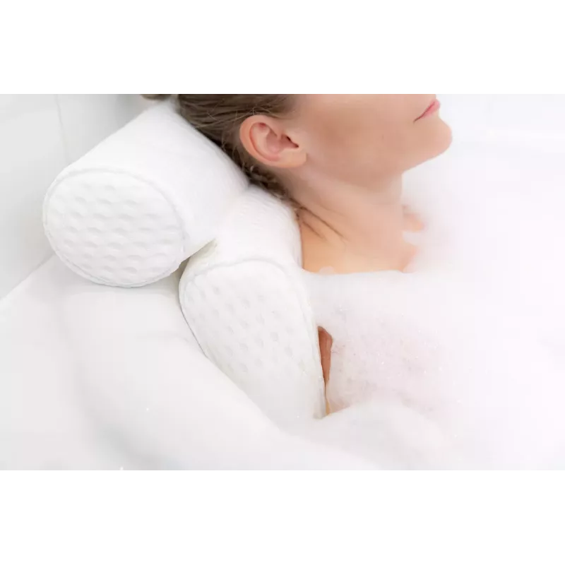 RIO PLBT-L/1,1 Almohada de baño Luxury Spa - blanco