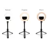 RIO RLRC-EU/1,3 Anillo de luz Glamour Glow Beauty y Vlogging 15 cm
