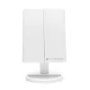 Rio MMFD-WH-EU/1,3 Espejo de maquillaje táctil regulable 24 LED, blanco
