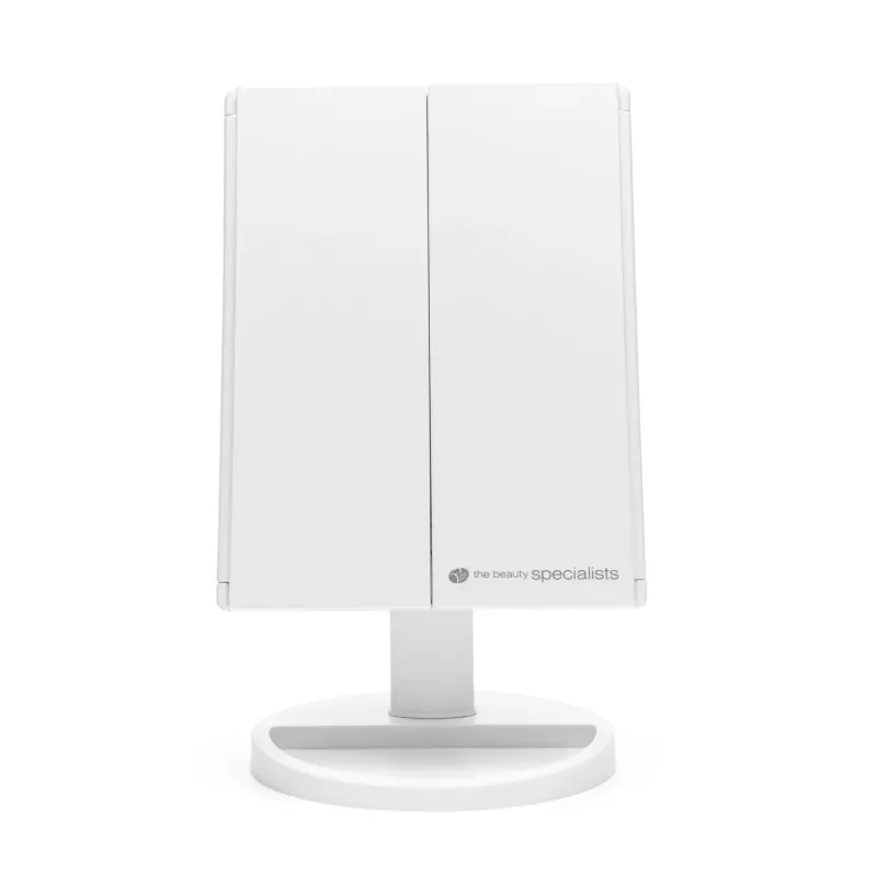 Rio MMFD-WH-EU/1,3 Espejo de maquillaje táctil regulable 24 LED, blanco