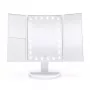 Rio MMFD-WH-EU/1,3 Espejo de maquillaje táctil regulable 24 LED, blanco