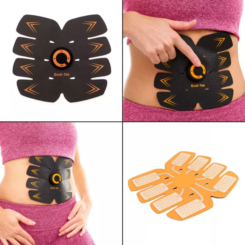 Bodi-Tek BT-ABTR5-EU/1.1 Tonificador abdominal negro/naranja