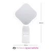 RIO MMIF-EU/1.1 Espejo de tocador con aumento 5x e iluminación LED, cromo pulido