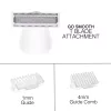 Rio SHTR-EU/1.3 Go Smooth Afeitadora y recortadora de bikini 4 en 1 para mujer, blanco
