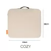Bodi-Tek BT-CSOH-XX-EU/1.2 COZY Cojín térmico inalámbrico 39 x 44 cm, beige