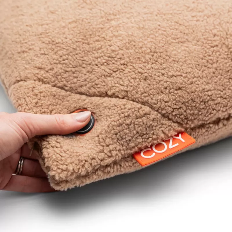 Bodi-Tek BT-CSHT2-W-LC-PB10 COZY Una cojín de confort con calefacción 45 x 45cm, Light Chocolate