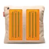 Bodi-Tek BT-CSHT2-F-BG-PB10 COZY Una cojín de confort con calefacción y batería externa 10000 mAh, beige