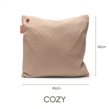 Bodi-Tek BT-CSHT2-K-BG-PB10 COZY Una Cojín de punto y batería externa 10000 mAh, beige