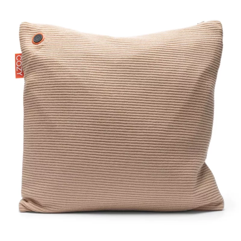 Bodi-Tek BT-CSHT2-K-BG-PB10 COZY Una Cojín de punto y batería externa 10000 mAh, beige