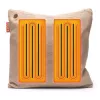 Bodi-Tek BT-CSHT2-K-BG-PB10 COZY Una Cojín de punto y batería externa 10000 mAh, beige