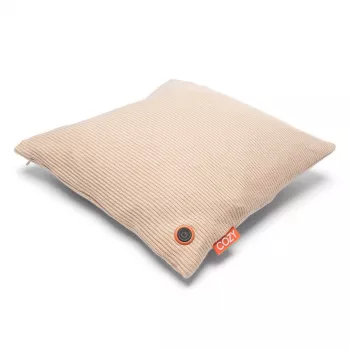 Bodi-Tek BT-CSHT2-K-BG-PB10 COZY Una Cojín de punto y batería externa 10000 mAh, beige