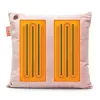 Bodi-Tek BT-CSHT2-V-LP-PB10 COZY Una cojín de confort con calefacción 45 x 45cm, terciopelo rosa claro