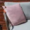 Bodi-Tek BT-CSHT2-V-LP-PB10 COZY Una cojín de confort con calefacción 45 x 45cm, terciopelo rosa claro