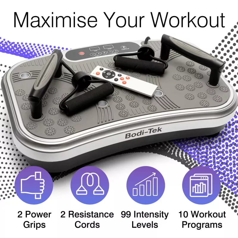 Bodi-Tek BT-VIBE-EU Plataforma vibratoria Exerciser Pro