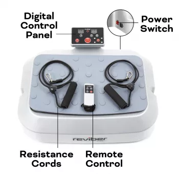 Reviber RV-VIPL/ER-02 Plus Plataforma vibratoria oscilante para ejercicio ER02
