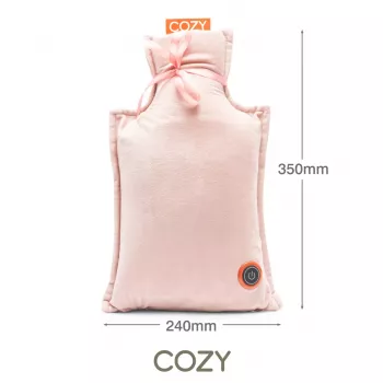 Bodi-Tek BT-WBHT-EU/1.0 COZY bolsa de agua caliente recargable - gris