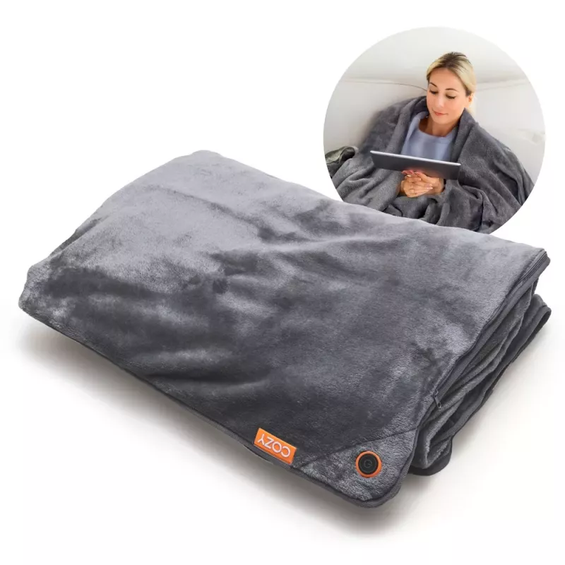 Bodi-Tek BT-BLHT-EU/1.0 COZY Snuggle Blanket manta eléctrica 130 x 160 cm, gris