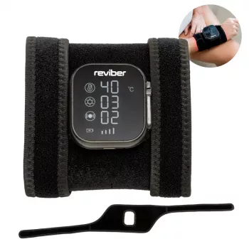 Reviber RV-MATP-EU Manta de fototerapia infrarroja - 660nm y 850nm, 120 LEDs, neopreno flexible