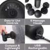 Reviber RV-MABS-EU/1,0 masajeador muscular Shiatsu con calor infrarrojo, 8 nodos, 3 velocidades, negro