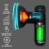 Reviber RV-MABS-EU/1,0 masajeador muscular Shiatsu con calor infrarrojo, 8 nodos, 3 velocidades, negro