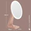 RIO MMDL-EU/1,0 espejo de maquillaje High Performance - doble cara aumento 1x/5x, luz diurna LED, sensor táctil regulable, cromo