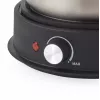 Progress EK6675PVDE Olla eléctrica para fondue 1500W 1,5L olla de acero inoxidable 8 tenedores negra/plateada
