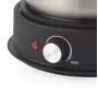 Progress EK6675PVDE Olla eléctrica para fondue 1500W 1,5L olla de acero inoxidable 8 tenedores negra/plateada