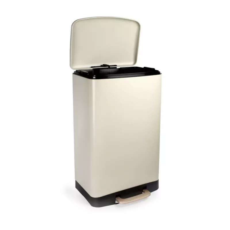 Salter BW14806 Cubo de pedal Pebble 50L, beige