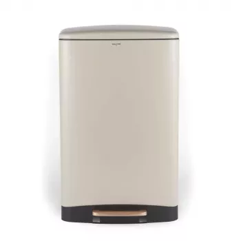 Salter BW14806 Cubo de pedal Pebble 50L, beige