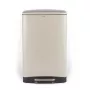 Salter BW14806 Cubo de pedal Pebble 50L, beige
