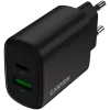 CANYON OnCharge 200 20W 1xPD 1xQC Cargador de pared EU negro