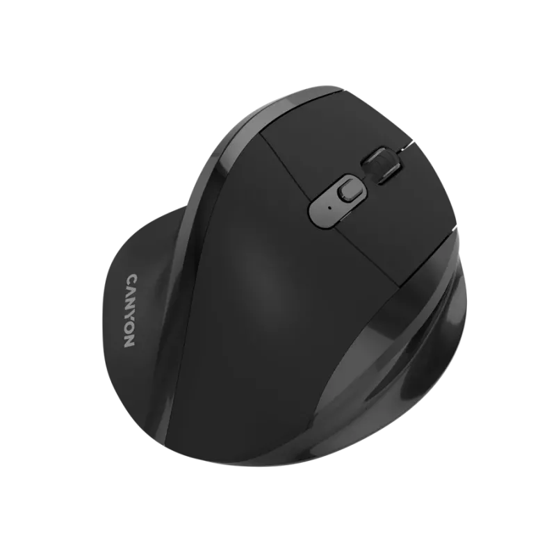CANYON OnClick 17 Ratón inalámbrico ergonómico 1600 DPI 6 botones Negro