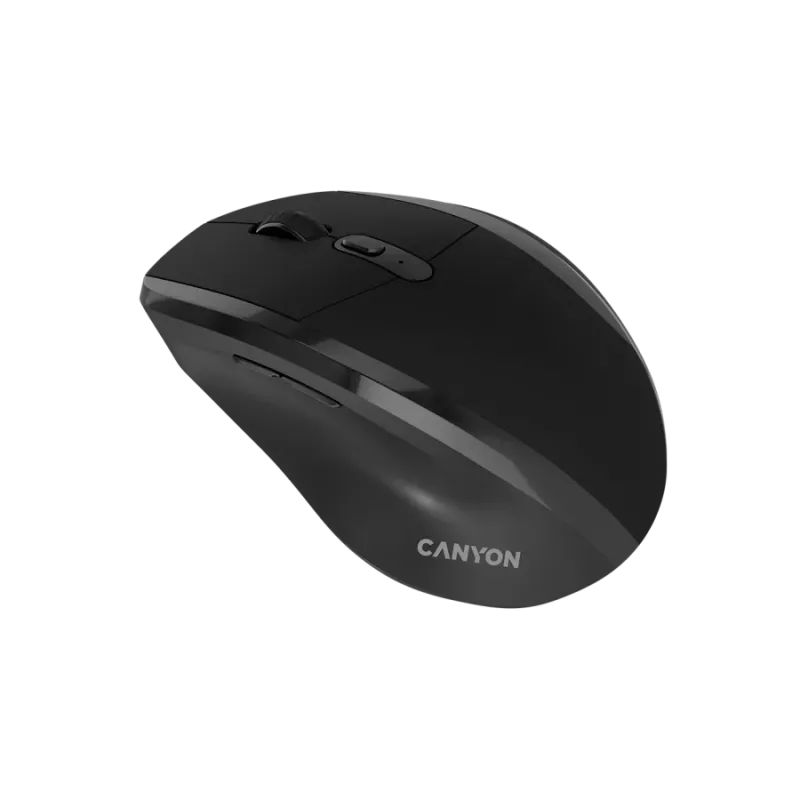 CANYON OnClick 17 Ratón inalámbrico ergonómico 1600 DPI 6 botones Negro