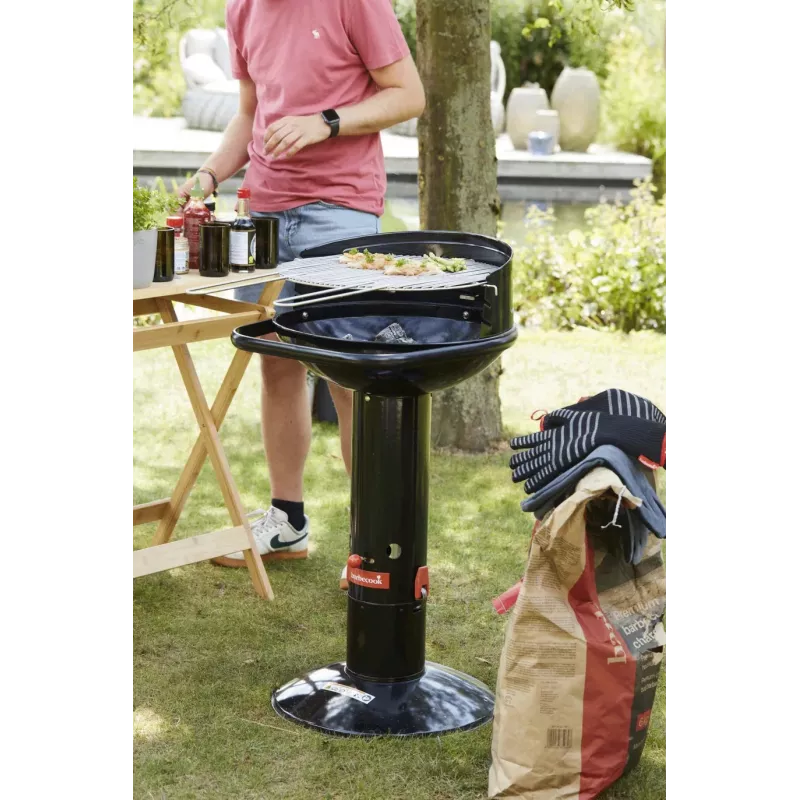 Barbecook Barbacoa de carbón Loewy 45, 43 x 43 x 97 cm, Negro