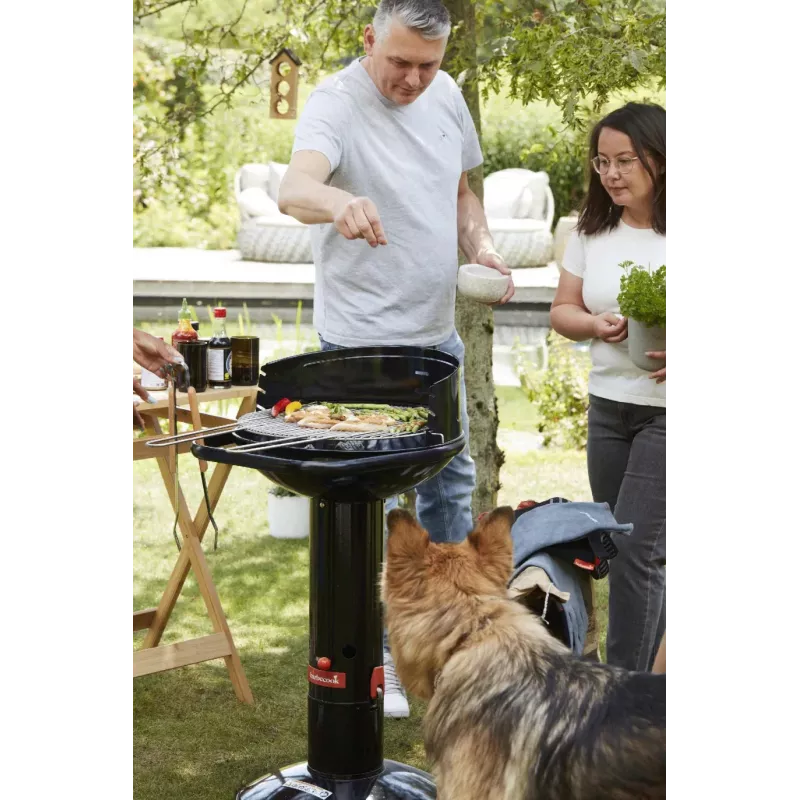 Barbecook Barbacoa de carbón Loewy 45, 43 x 43 x 97 cm, Negro